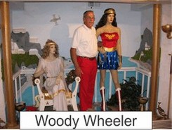 Woody Wheeler in the Marston Family Wonder Woman Museum